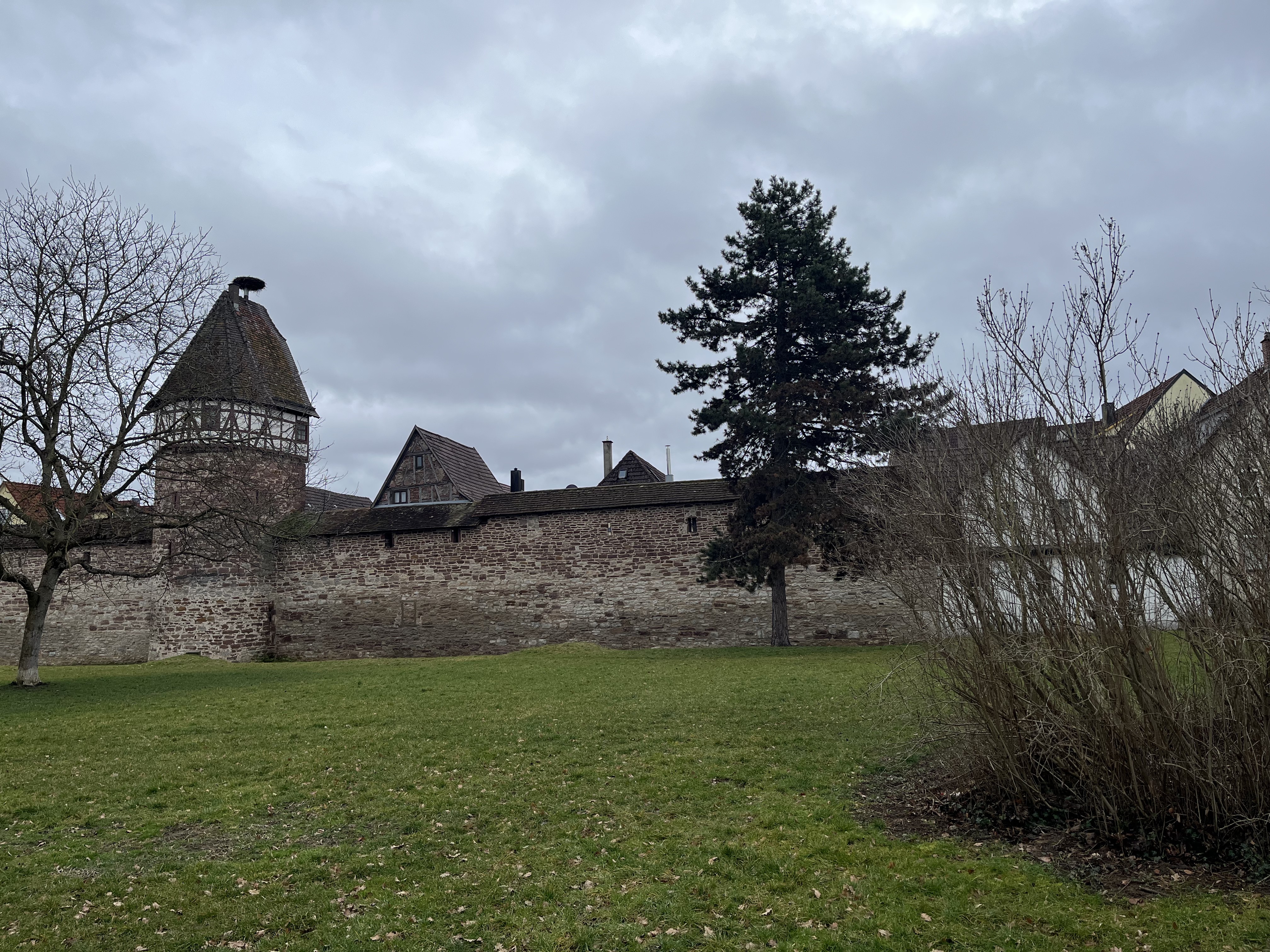 Old city wall (I guess) outside Weil der Stadt